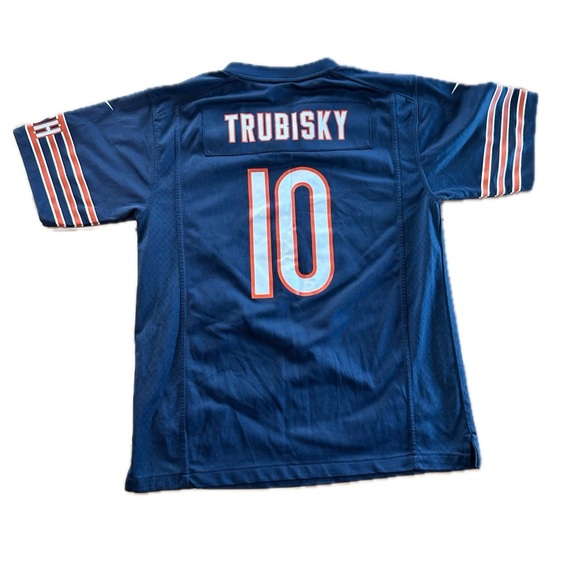 Chicago Bears #10 NFL Trubisky  Nike Jersey Youth Large - Picture 2 of 3